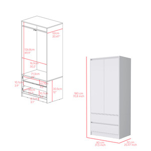 ชุดห้องนอนเบโลอิท 3 ชิ้น สีขาว - Product Image 6