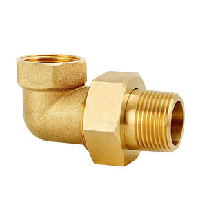 Coude à 90 degrés tout en cuivre, diamètre égal, adaptateur épaissi, filetage interne et externe, pour tuyau d'eau solaire - Product Image 1