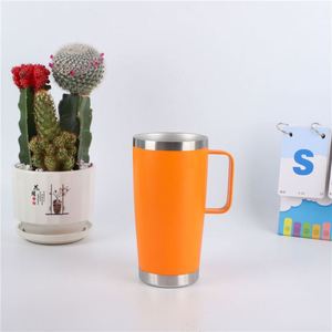 Mug isotherme anti-transpiration en acier inoxydable 304 de qualité alimentaire 20 oz avec couvercle coulissant, cadeau de cuisine et de salle à manger pour hommes et femmes ASM26 - Product Image 3