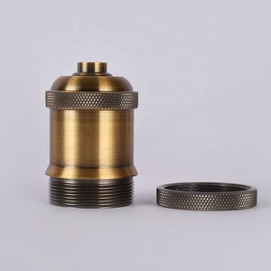 E27 Holder <strong>Lamp</strong> <strong>Socket</strong> Manufacture Aluminum Light Bulb Vintage <strong>Socket</strong> With Ring - Product Image 4
