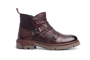 Bottes en cuir de luxe pour hommes, à porter au quotidien, fabriquées à la main, durables, élégantes, confortables, chaussures décontractées pour l'extérieur, chaussures de mode - Product Image 3