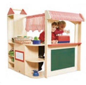 Eibele personalizado multifuncional atractivo pequeño pueblo Mini ciudad juego de rol Juegos equipo niños patio interior - Product Image 5