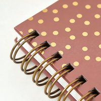 Agenda Personalizada Premium A5, Encuadernada en Espiral, Páginas Rayadas, Cuaderno de Alta Calidad para Estudiantes