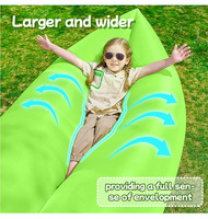 Canapé gonflable individuel inclinable portable pour camping, sieste, festival de musique, extérieur, chaise longue paresseuse