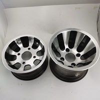 Jantes de roue avant et arrière de vtt de 10 pouces, 10x8 et 10x5.5, pour quad bike, Buggy, Goff, Go Kart, 4 trous