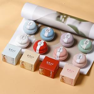 Série de parfums durables et persistants, arôme frais et agréable. Crème parfumée solide de style antique non grasse, portable. - Product Image 3