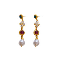 Collier vintage géométrique en perles artificielles à double rang, chaîne de clavicule, style court, mode personnalisée