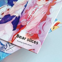 Papel de Color sin Borde Recubierto para Estampado en Caliente, Póster Promocional, Hojas de Mapa Personalizadas por Paquete, Tablero Shikishi Personalizado