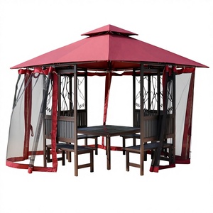 Gazebo da Giardino <span class=keywords><strong>in</strong></span> <span class=keywords><strong>Ferro</strong></span> <span class=keywords><strong>Battuto</strong></span> Stile Europeo, Tettoia per Cortile, Balcone, Padiglione da Tè, Supporto per Fiori - Product Image 1
