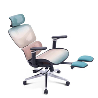 Chaise de bureau ergonomique la plus vendue avec massage, chaise de bureau en maille haut de gamme, chaise d'ordinateur confortable pour la maison