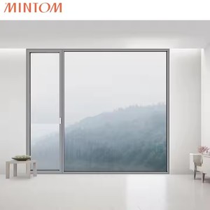 Tùy chỉnh thiết kế hiện đại kính cường lực kép hành động nhôm nghiêng và xoay cửa sổ xoay - Product Image 3