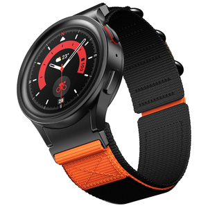Cinturino con fibbia a tre anelli all'ingrosso in Nylon bicolore smart watch cinturino per samsung orologio <span class=keywords><strong>5</strong></span> <span class=keywords><strong>Pro</strong></span> - Product Image 4