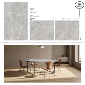 Carreaux de porcelaine mats antidérapants 1200x1200mm résistants aux acides et antibactériens, modernes, pour sols extérieurs, salles de bain et intérieurs de centres commerciaux - Product Image 4