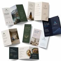 Diseño de Folletos, Volantes, Catálogos, Revistas, Carpetas y Panfletos de Papel para Uso en Marketing y Exhibición de Marcas Empresariales