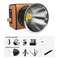 Nouvelle lampe vidéo LED COB portable ZE-150BI 150W, éclairage photo bicolore continu pour vlogueurs et créateurs de contenu YouTube