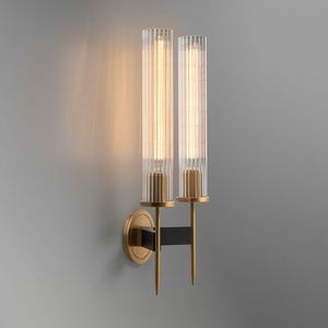 Nuevo diseño Jonathan Browning Light Brass Lighting Lámpara colgante moderna de cristal <span class=keywords><strong>Alouette</strong></span> Candelabro de estilo americano para comedor - Product Image 5