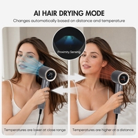 Nuevo Secador de Pelo Inteligente con IA 2026, 1500W, Potente, con Sensor de Temperatura, Iones Negativos, Tipo Salón