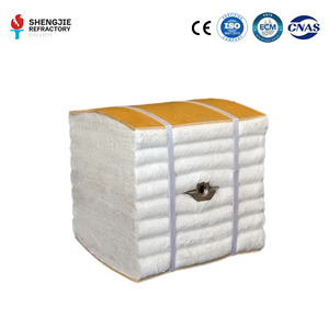 Couverture Modulaire Pliante en Fibre Céramique Blanche pour Isolation Thermique, Grade ST 1260/1350/1430°C, Diamètre de Fibre 2-5mm, pour Four - Product Image 1
