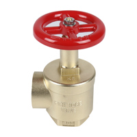 Robinet de tuyau d'hydrant d'incendie à angle droit en laiton avec adaptateur de tuyau d'hydrant