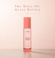 Flacon roll-on en verre personnalisé de 10 ml, emballage cosmétique pour parfum, sérum, fragrance