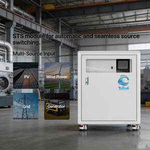 Batería Trucell de 10kW trifásica apilable híbrida LiFePO4, sistema de almacenamiento de energía (ESS) todo en uno de 5-20kWh para el hogar, almacenamiento solar, 6000 ciclos de vida útil, 10 años. - Product Image 3