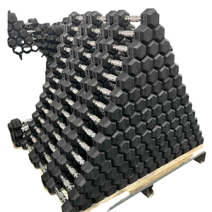 50LBS Gym Dumbbell Set <b>Strength</b> <b>Training</b> Rubber Hexagonal Weights - Product Image 4