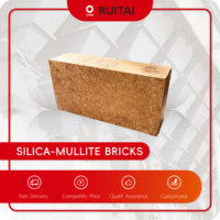 Brique de mullite de silice, réduit la formation d'anneaux dans le clinker de ciment, haute résistance à la compression, bonne résistance aux chocs thermiques