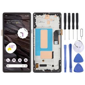 Pantalla LCD TFT OEM con digitalizador y marco completo para Google <span class=keywords><strong>Pixel</strong></span> 7a GWKK3 G82U8 - Product Image 1