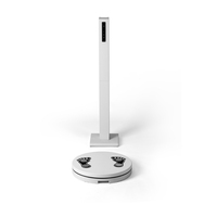 Balance de composition corporelle rotative à 360° Turntable-BKL 50cm 4 électrodes, scanner corporel 3D, 200kg, ABS, OEM