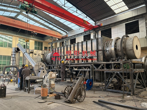 Máquina de producción de pirólisis de biochar a <span class=keywords><strong>precio</strong></span> de fábrica para hacer horno de máquina rotativa de fabricación de carbón de biochar de cáscara de almendra - Product Image 5