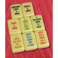 MJLA Mahjong SEASONS Mahjong Desert Tree Bird Cream Mid-Century Yellow American Mahjong Tiles Colorful for Entertainment