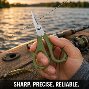 Tijeras de Pesca Portátiles de Acero Inoxidable para Exteriores con Línea Trenzada de PE - Product Image 3