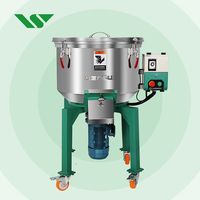 Mélangeur vertical en plastique / Machine à mélanger les couleurs du plastique / Mélangeur vertical de granulés de plastique en acier inoxydable pour béton 100kg 50kg