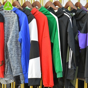 เสื้อฮู้ดดี้แบรนด์ Gracer Thrift สำหรับฤดูหนาว คอกลม ยูนิเซ็กส์ ผู้ใหญ่ ผลิตจากโพลีเอสเตอร์/คอตตอน ทุกขนาด เสื้อผ้ามือสอง Ukay Bales Vip Bales - Product Image 3
