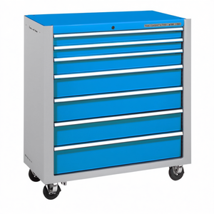 Fami Tool <b>Cabinet</b> Series Flexa With 7 Drawers L1023 P600 H1000 Light <b>Grey</b> Ral7035 - Product Image 3
