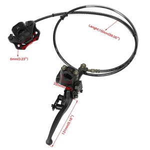 HIAORS – ensemble d'étrier de maître-cylindre de frein hydraulique gauche pour 50cc 70cc <span class=keywords><strong>90cc</strong></span> 110cc 125cc ATV chinois <span class=keywords><strong>Quad</strong></span> 4 wheels - Product Image 2