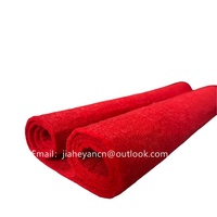 Hochwertige Polyester Red Carpet Runner Roll Outdoor Events Teppiche Kommerzielle Hochzeits bühnen Treppen Ausstellung