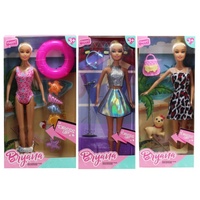 Vente chaude 11 pouces mode princesse poupée en plastique habiller poupée avec un vrai corps articulaire et maillot de bain cadeau éducatif pour les filles