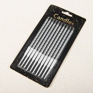 Suministros para Decoración de Pasteles Vela de Cumpleaños Creativa Larga y Delgada en Espiral Vela Colorida Tipo Lápiz para Pastel de Cumpleaños - Product Image 2