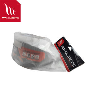 Visera exterior antiniebla resistente a los arañazos certificada <span class=keywords><strong>ATOM</strong></span> SV 3C para cascos <span class=keywords><strong>MT</strong></span> Silver Mirror-Accesorio universal para motocicleta - Product Image 5