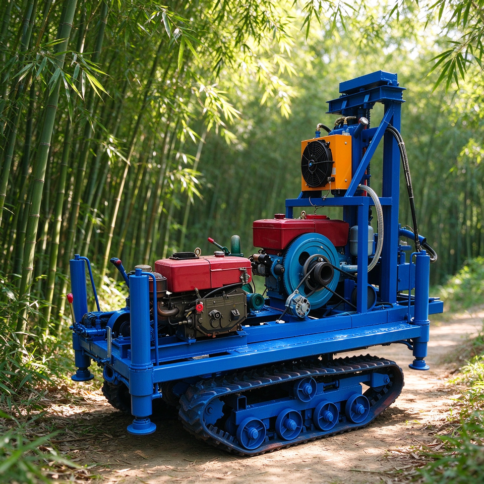 Hd Rig Site Hot Sale Mini Small Water Drilling Rig for Camp Site Water Well ...