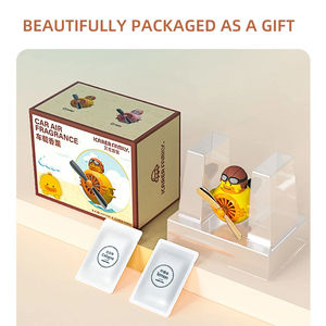 Difusor de Perfume para Interior de Coche, Ambientador de Ventilación Sólida con Hélice Giratoria, Accesorio de Salida Magnética, Diseño de Piloto de Dibujos Animados - Product Image 4