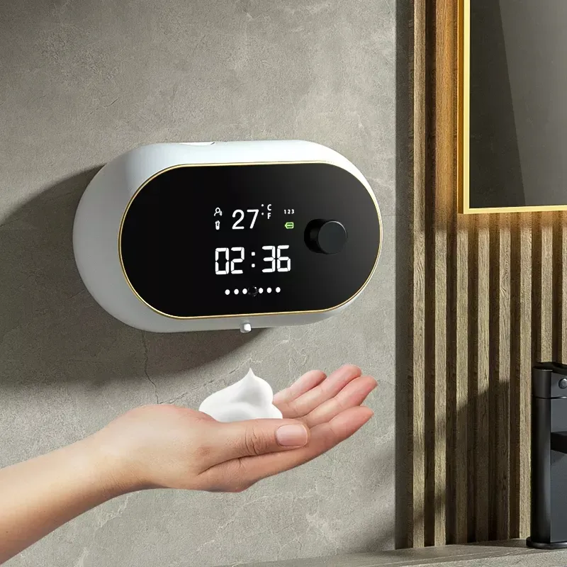 Uso del bagno dell'hotel 2 In 1 distributore automatico di sapone da parete con schiuma elettrica Touchless