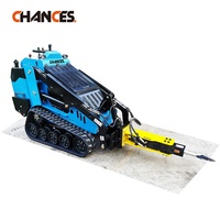 Mini-chargeuse sur chenilles Kubota, moteur diesel 25 CV, commande par joysticks hydrauliques, certifiée EPA, hydraulique importé