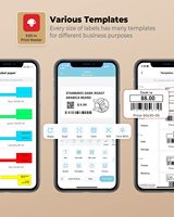 Imprimante d'étiquettes à codes-barres Phomemo M110, étiqueteuse thermique portable améliorée pour les petites entreprises, l'adresse, le bureau et la maison