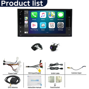 วิทยุติดรถยนต์ระบบ <span class=keywords><strong>Android</strong></span> 13 ขนาด 7 นิ้ว รองรับ Carplay GPS สำหรับ Toyota Scion XAr ปี 2003-2006 พร้อม Carplay 4G Mirrorlink FM BT GPS WIFI จอสัมผัส กล้องมองหลัง - Product Image 6