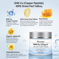 Baume Corporel Hydratant et Nourrissant au Suif, au Miel et aux Extraits de Calendula et d'Huile de Jojoba, pour une Peau Éclatante (GHK Cu) - Vente en Gros