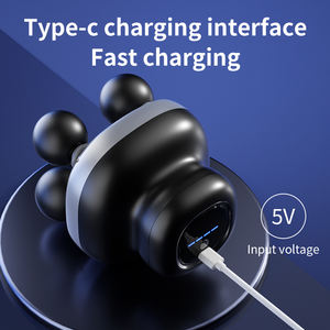 Yixuan <span class=keywords><strong>Mini</strong></span> logotipo personalizado percusión de alta calidad músculo de mano 4 cabezales de masaje masajeador pistola de masaje de tejido profundo - Product Image 4