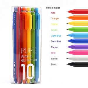 Set di Penne Gel Retrattili in Plastica da 0,5 mm con Logo Personalizzato, Colori Macaron, Inchiostro Colorato per Libri da Colorare per Adulti - Product Image 4