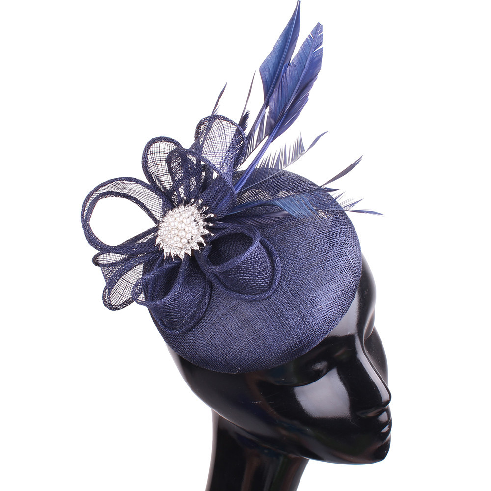 ladies dress hats amazon JUNE'S YOUNG Women Church Hats Formal Dress Derby Hats Elegant Bucket Hats (Black/white) Vintage 1920s Sunday Best Dress Hat with Feather & Floral Chiffon